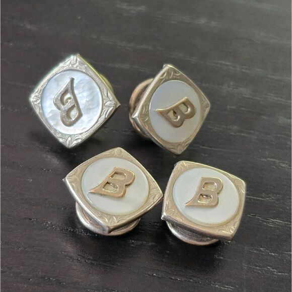 Bear & Wilde | Kum-A-Part Mother of Pearl French Cufflinks - Picture 3 of 6